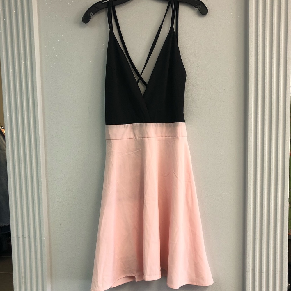 South Store Black and Pink Dress